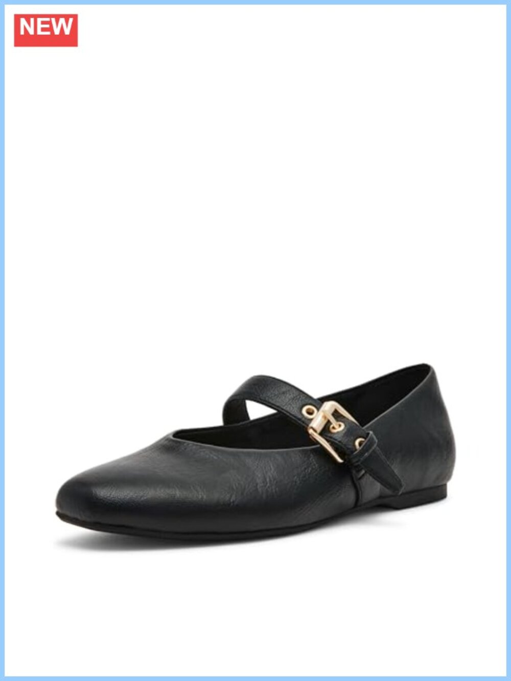 Mulaney Ballet Flat Round Toe Pull-On Single-Strap Casual Flats